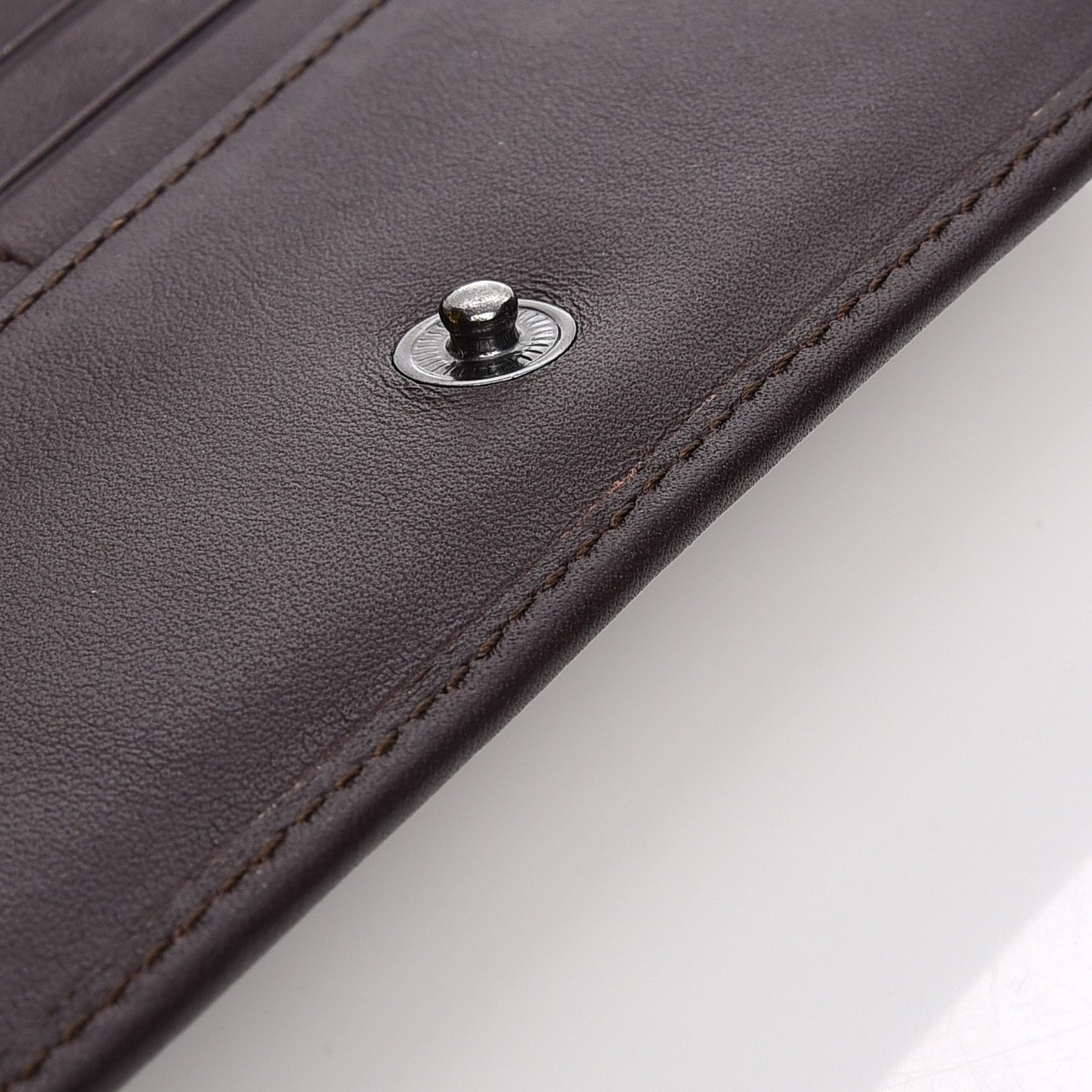 Smoked Check Penrose Wallet Plum