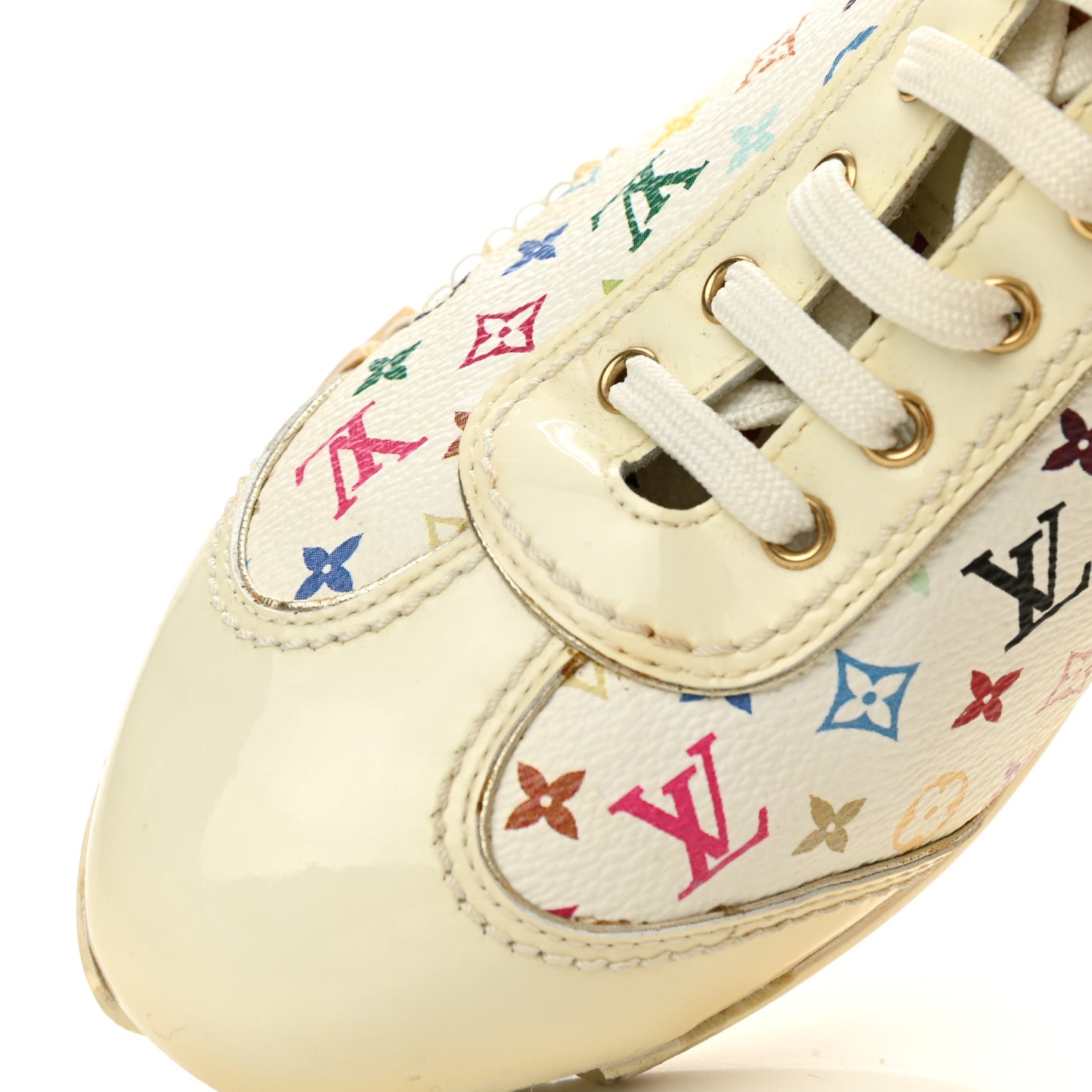 Monogram Multicolor Sneakers 36 White