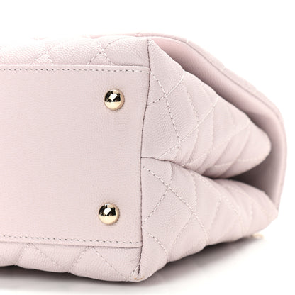 Chanel Caviar Quilted Small Coco Handle Flap Lilas Lilac 9 of 10
