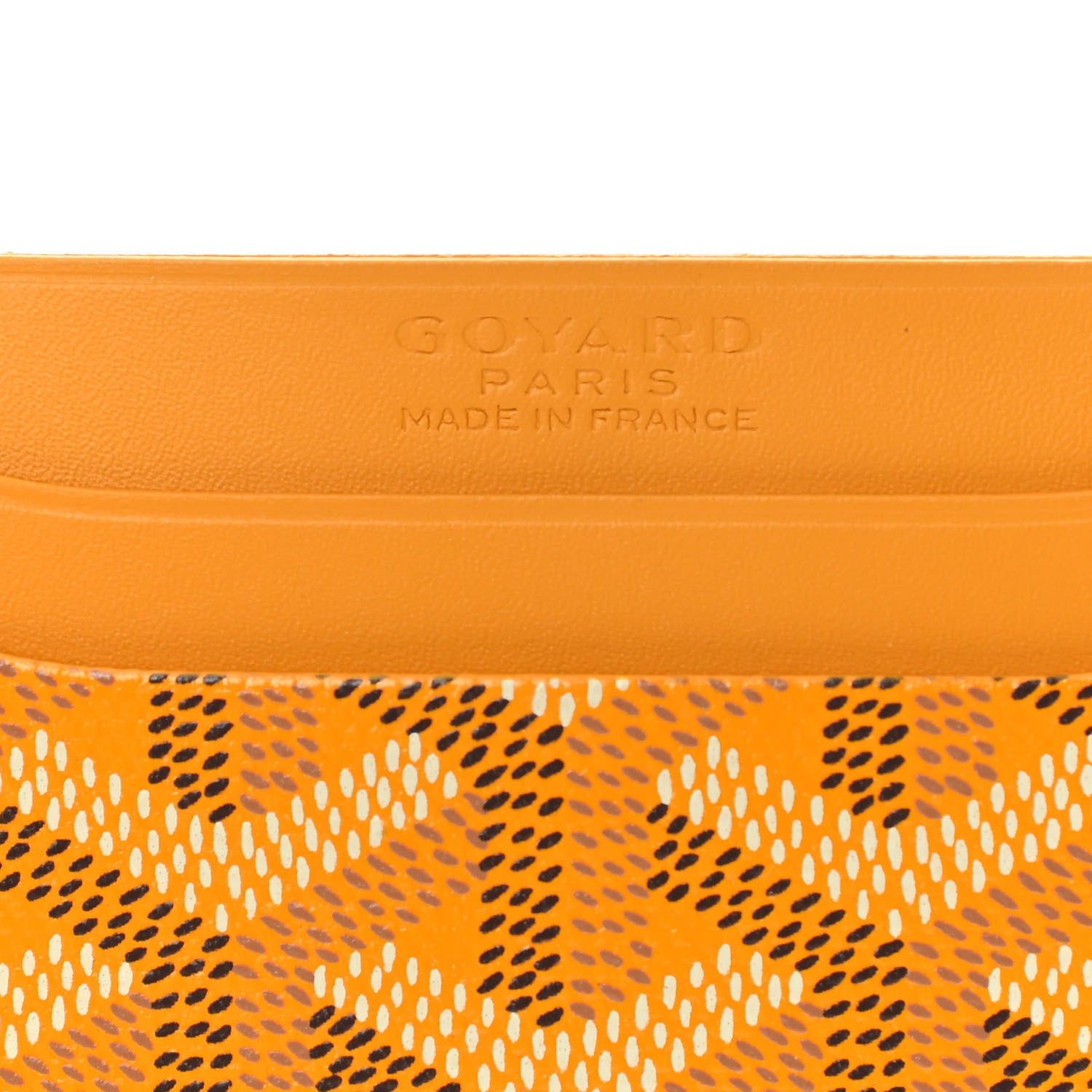Goyard Goyardine Saint Sulpice Card Holder Yellow 6 of 8