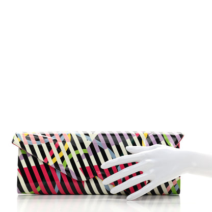 Christian Louboutin Patent So Kate Baguette Clutch Multicolor 2 of 6