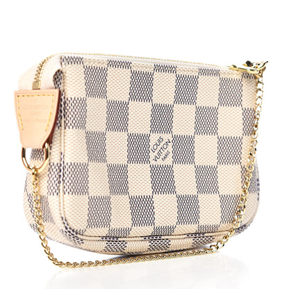 Louis Vuitton Damier Azur Mini Pochette Accessories 3 of 8