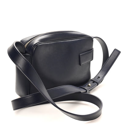 Salvatore Ferragamo Calfskin Gancio Small Camera Case Navy 3 of 9