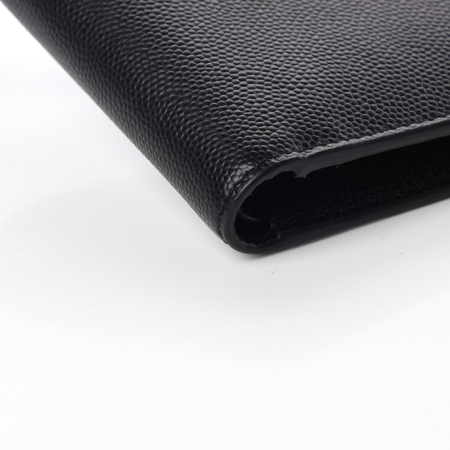 Saint Laurent Grain De Poudre Paris East West Wallet Black 8 of 10