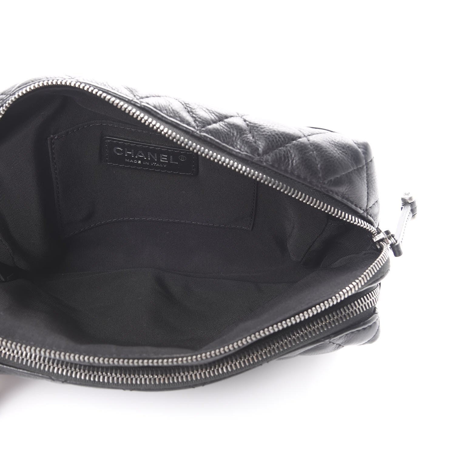 Chanel Calfskin Quilted Waist Bag Black 4 of 9