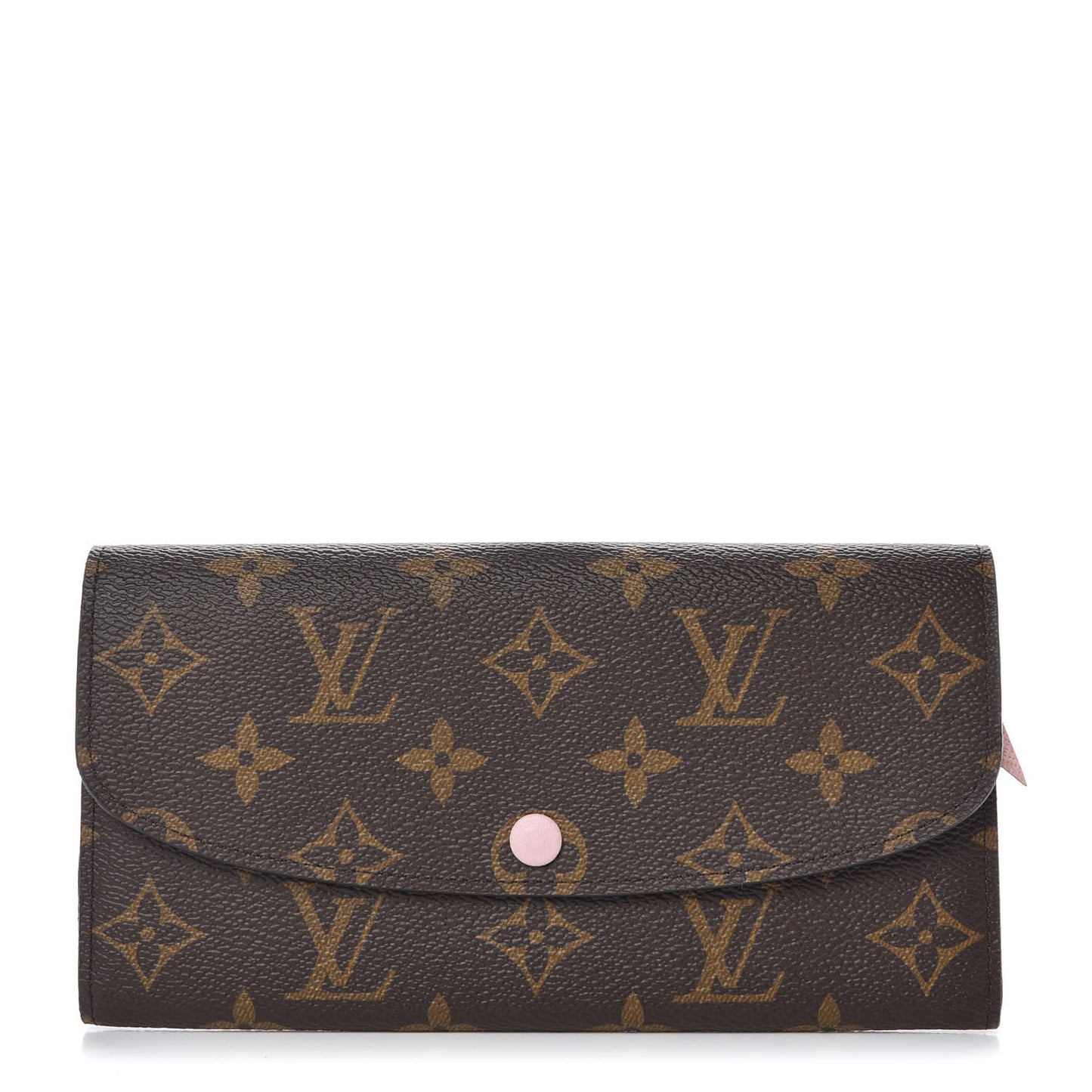Monogram Emilie Wallet Rose Ballerine