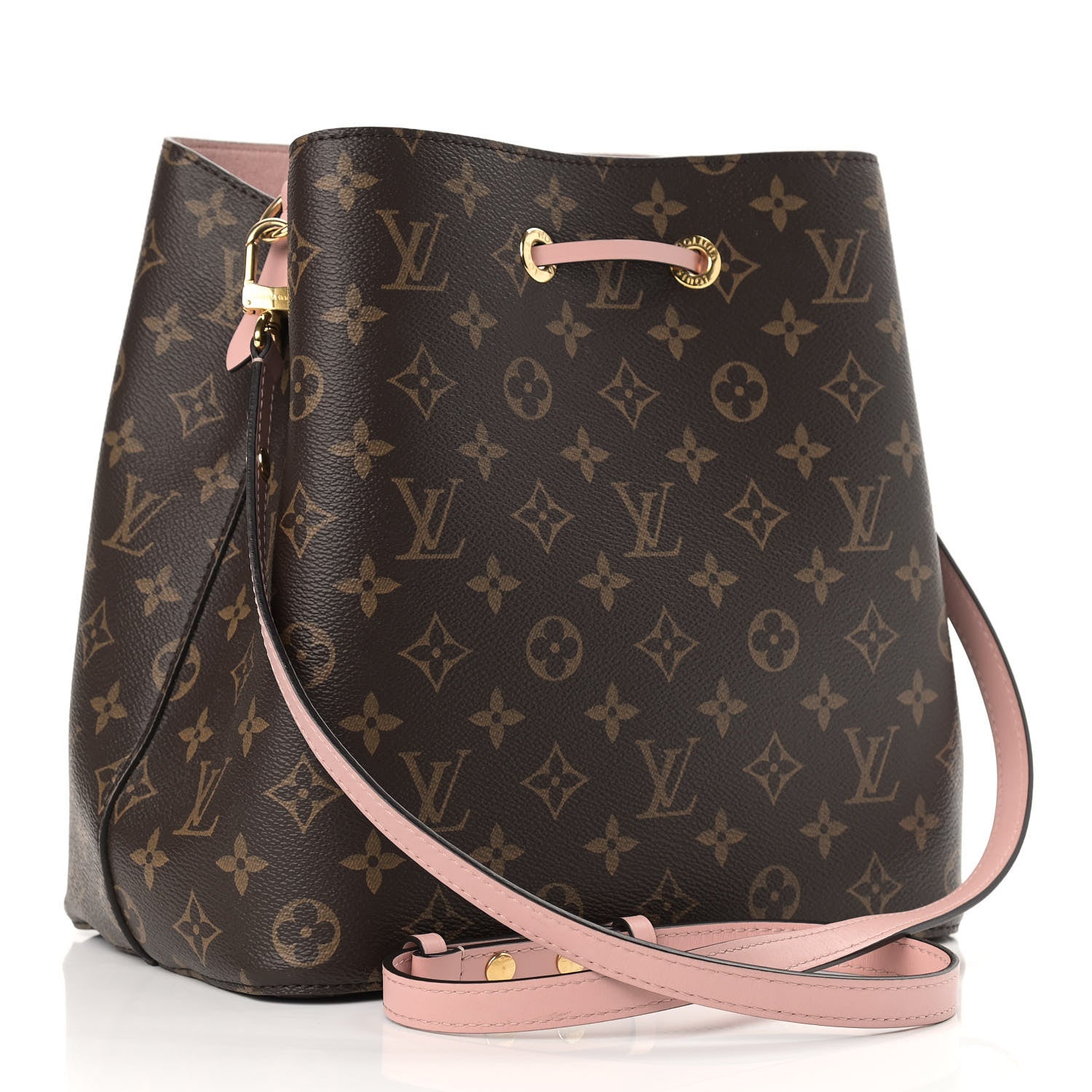 Louis Vuitton Monogram Neonoe MM Rose Poudre 3 of 11