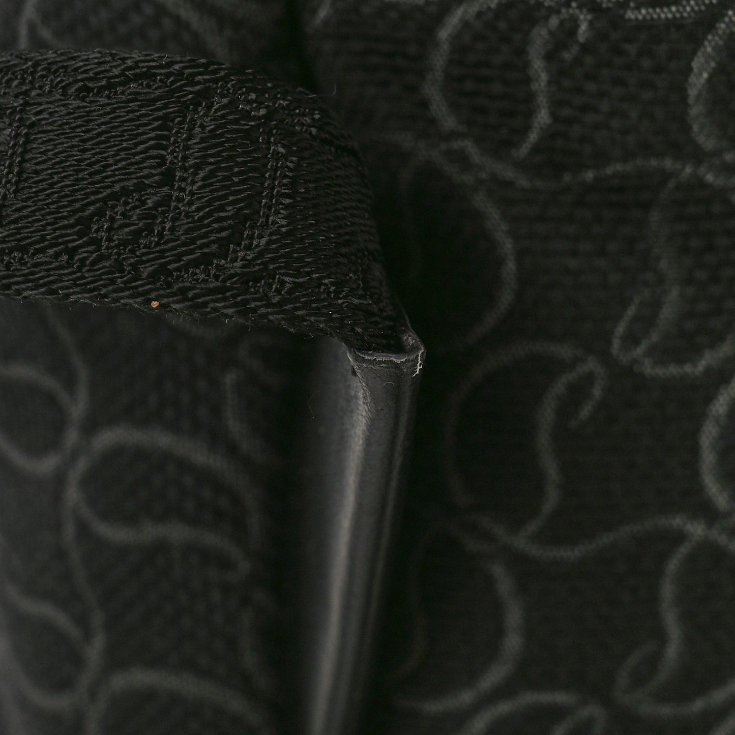 Logo Jacquard Zip N Flap Backpack Black