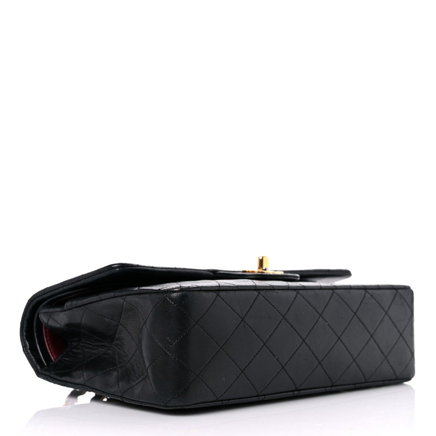 Chanel Lambskin Quilted Medium Double Flap Black 4 of 21