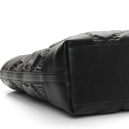 Gucci Calfskin GG Matelasse Medium Ophidia Shopping Tote Black 9 of 10