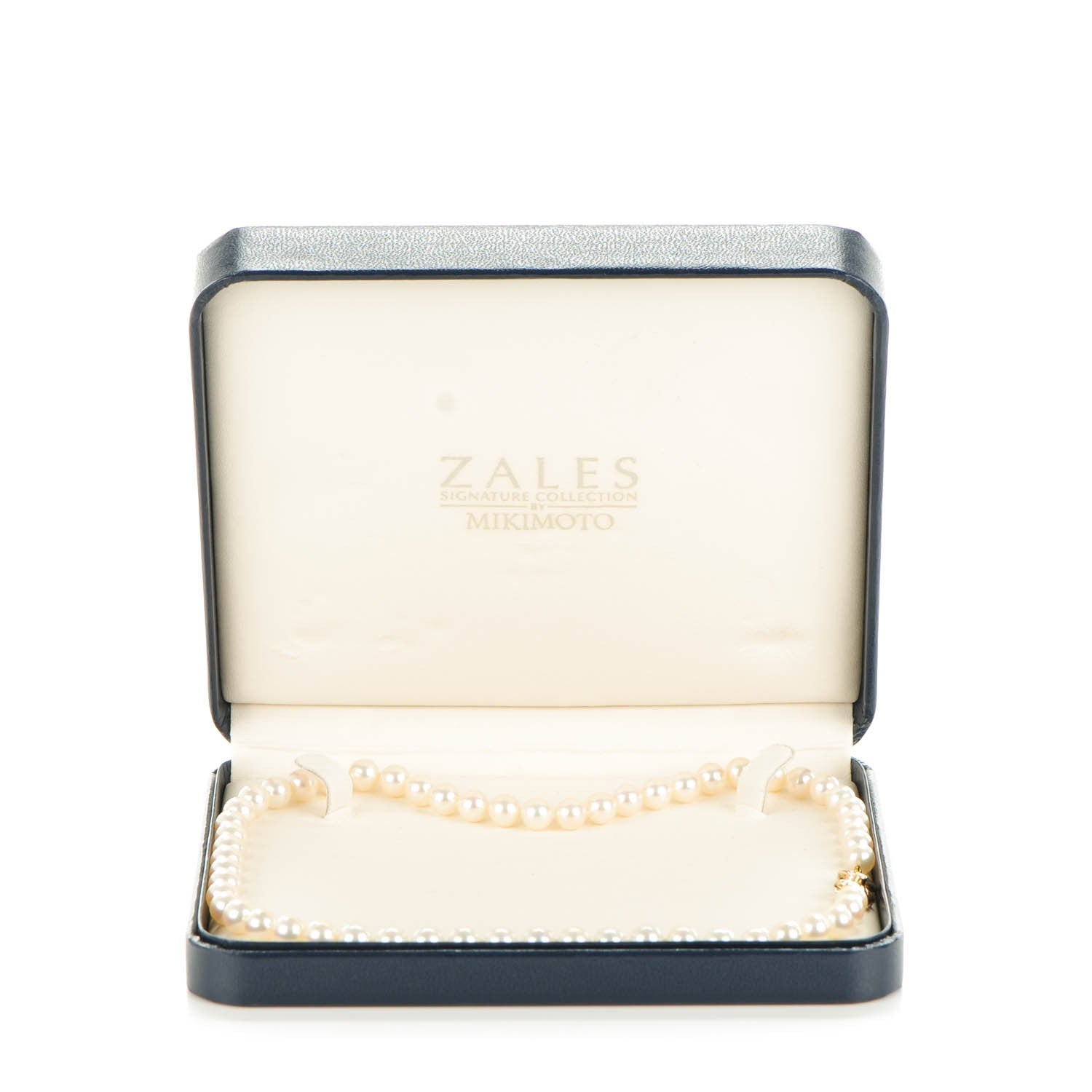 Mikimoto 14K Yellow Gold Pearl Diamond 7mm Blue Lagoon Strand Necklace 18 4 of 6