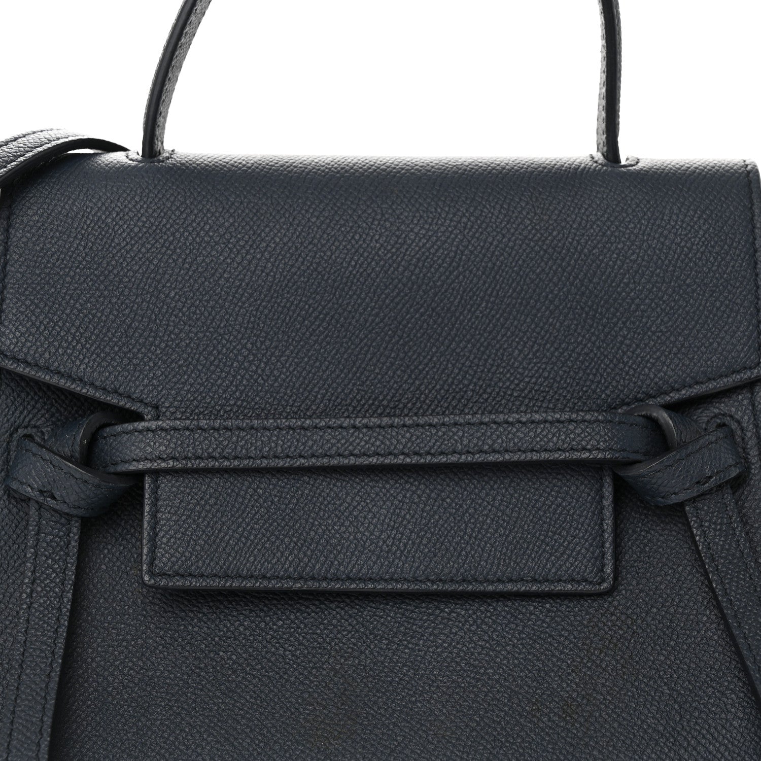 Celine Baby Grained Calfskin Nano Belt Bag Abyss Blue 8 of 16