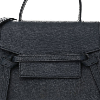 Celine Baby Grained Calfskin Nano Belt Bag Abyss Blue 8 of 16