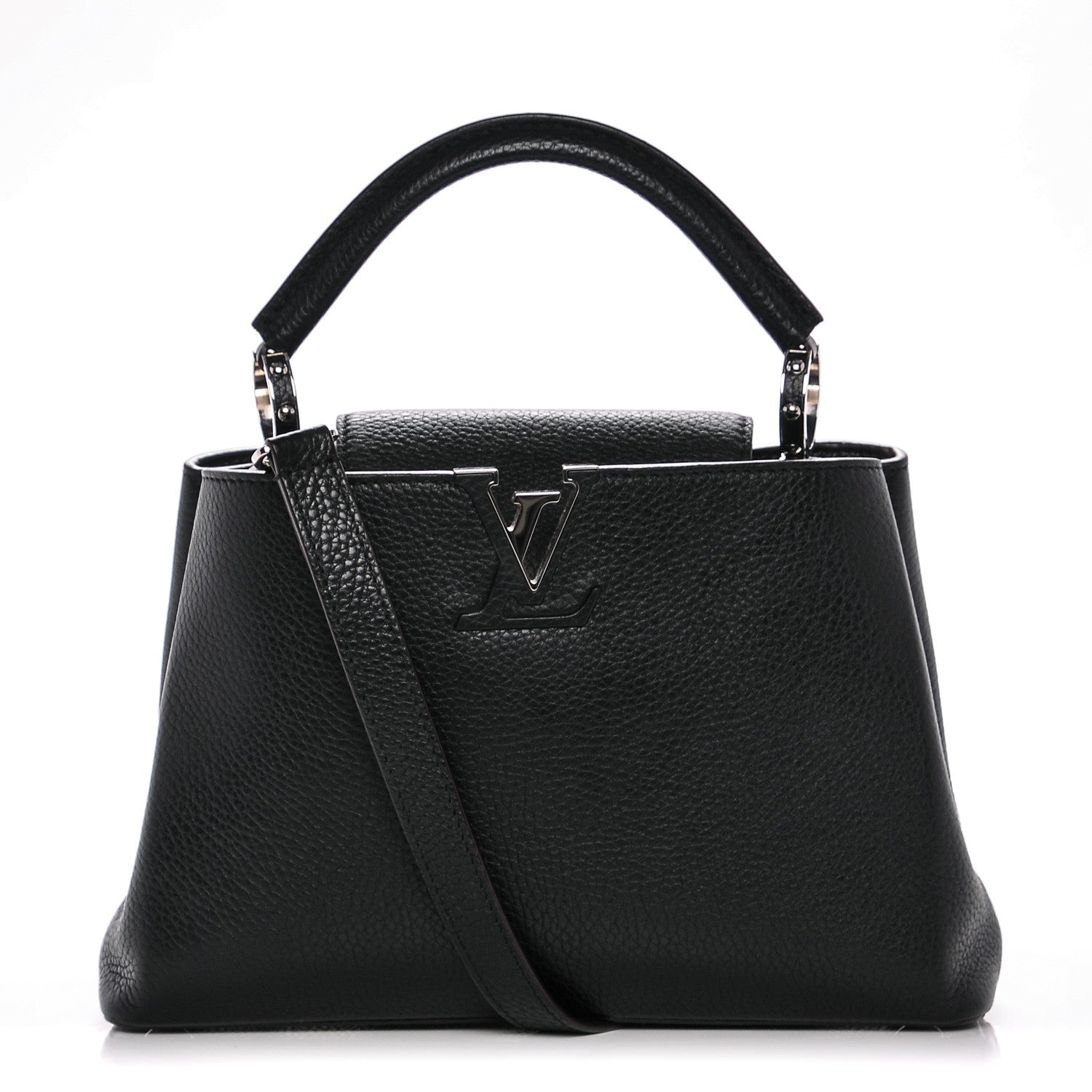 Louis Vuitton Taurillon Capucines BB Black 1 of 6
