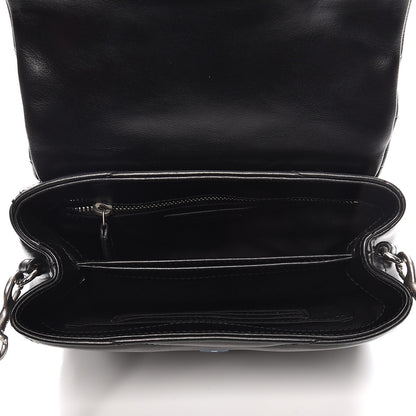 Saint Laurent Calfskin Y Quilted Monogram Toy Loulou Crossbody Bag Black 5 of 8