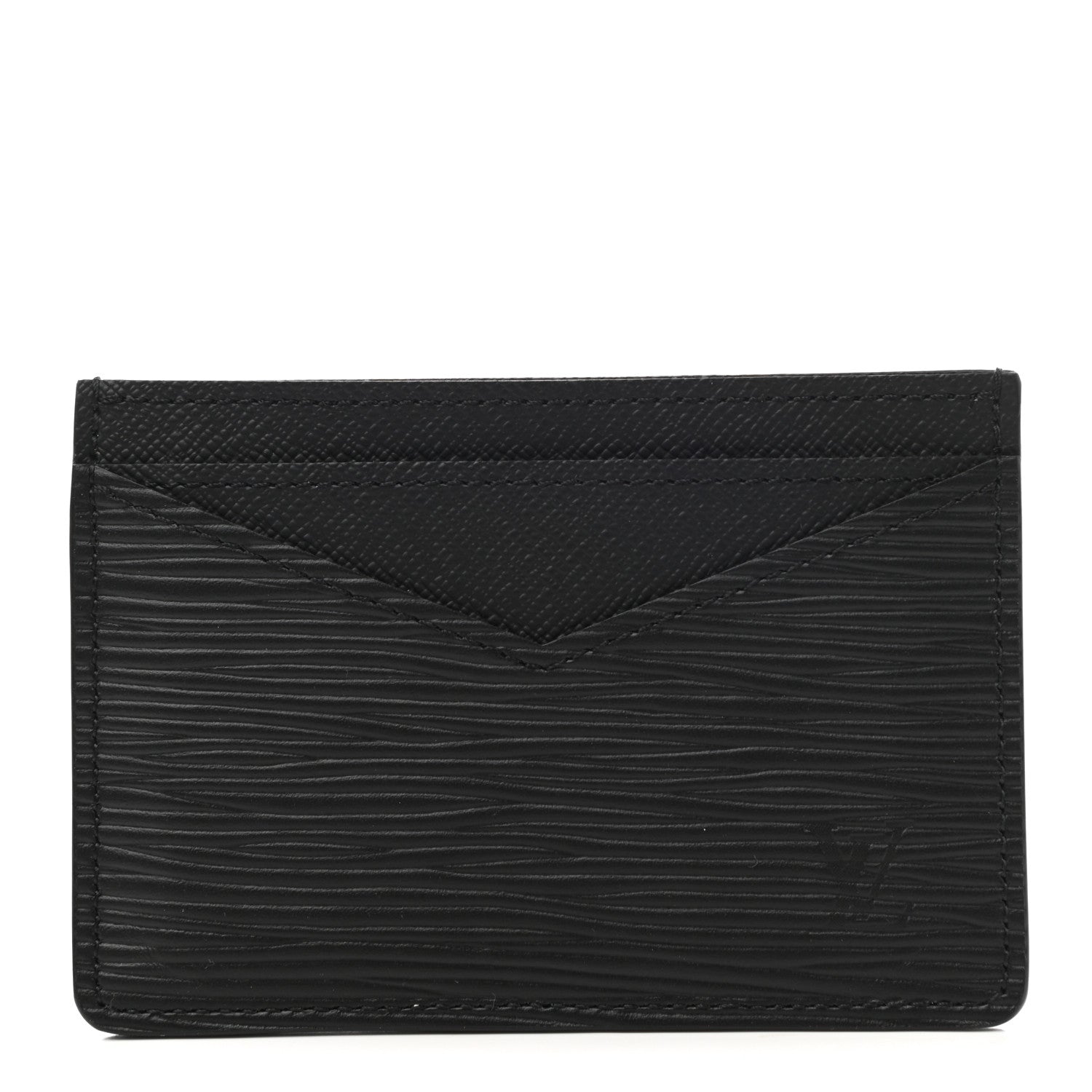 Louis Vuitton Epi Neo Porte-Cartes Card Holder Black 1 of 7