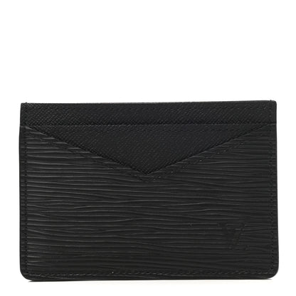 Louis Vuitton Epi Neo Porte-Cartes Card Holder Black 1 of 7