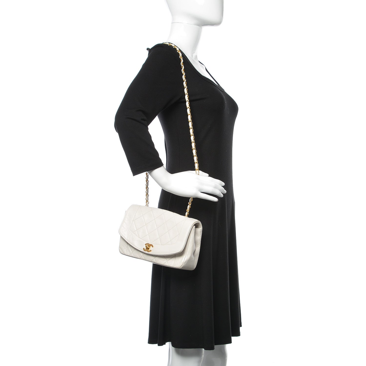 Chanel Lambskin Quilted Small Single Flap White 2 of 22