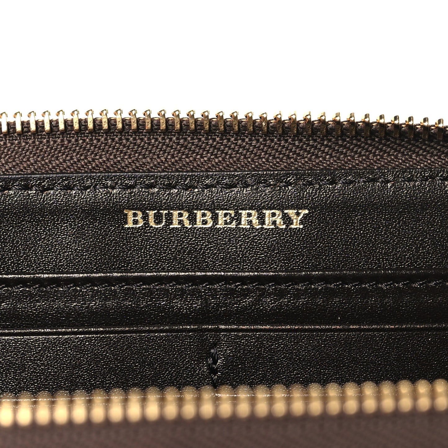 Haymarket Check Large Ziggy Zip Around Wallet Chocolate