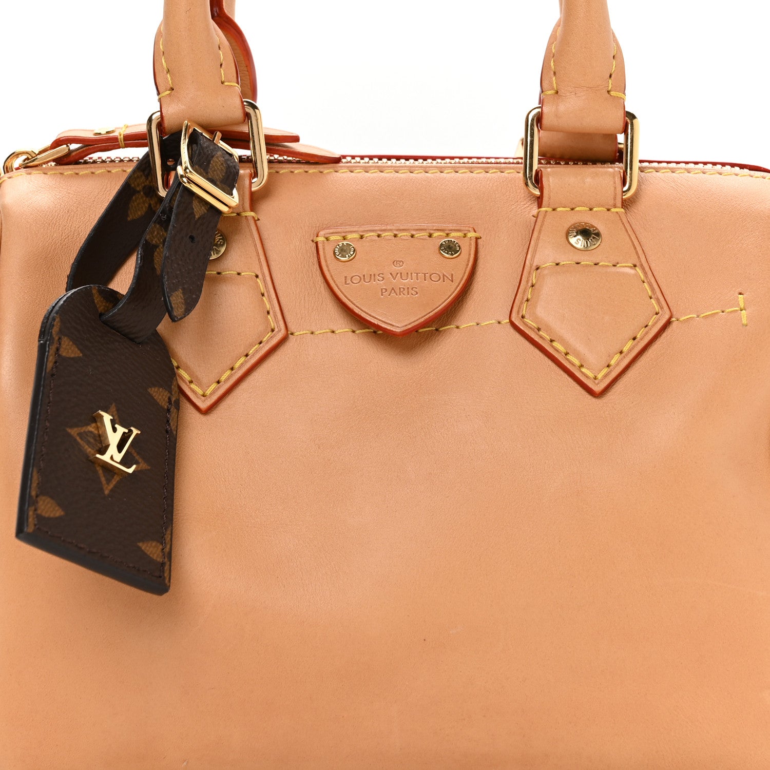 Louis Vuitton Vachetta Monogram Speedy BB 8 of 10