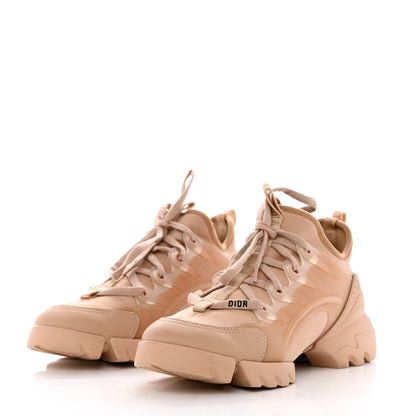 Christian Dior Neoprene Rubber Womens D-Connect Sneakers 36.5 Nude 3 of 7