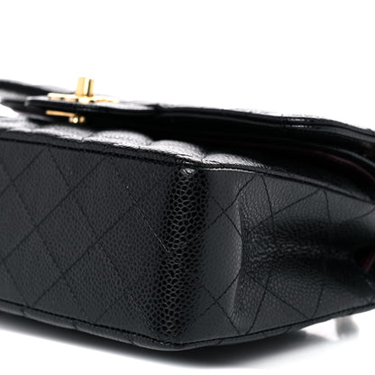 Chanel Caviar Quilted Small Double Flap Black 9 of 10