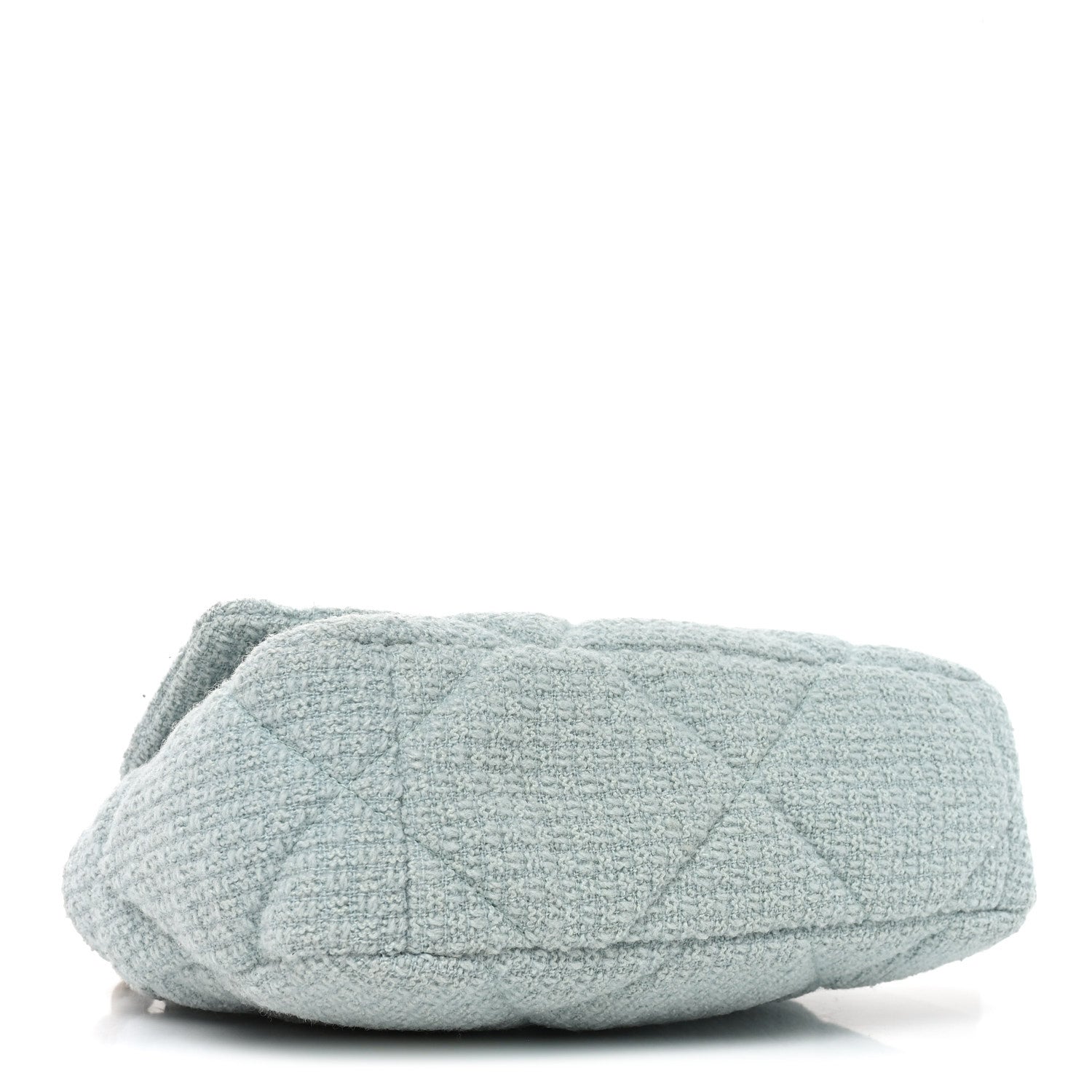 Chanel Tweed Quilted Medium Chanel 19 Flap Blue Multicolor 4 of 11