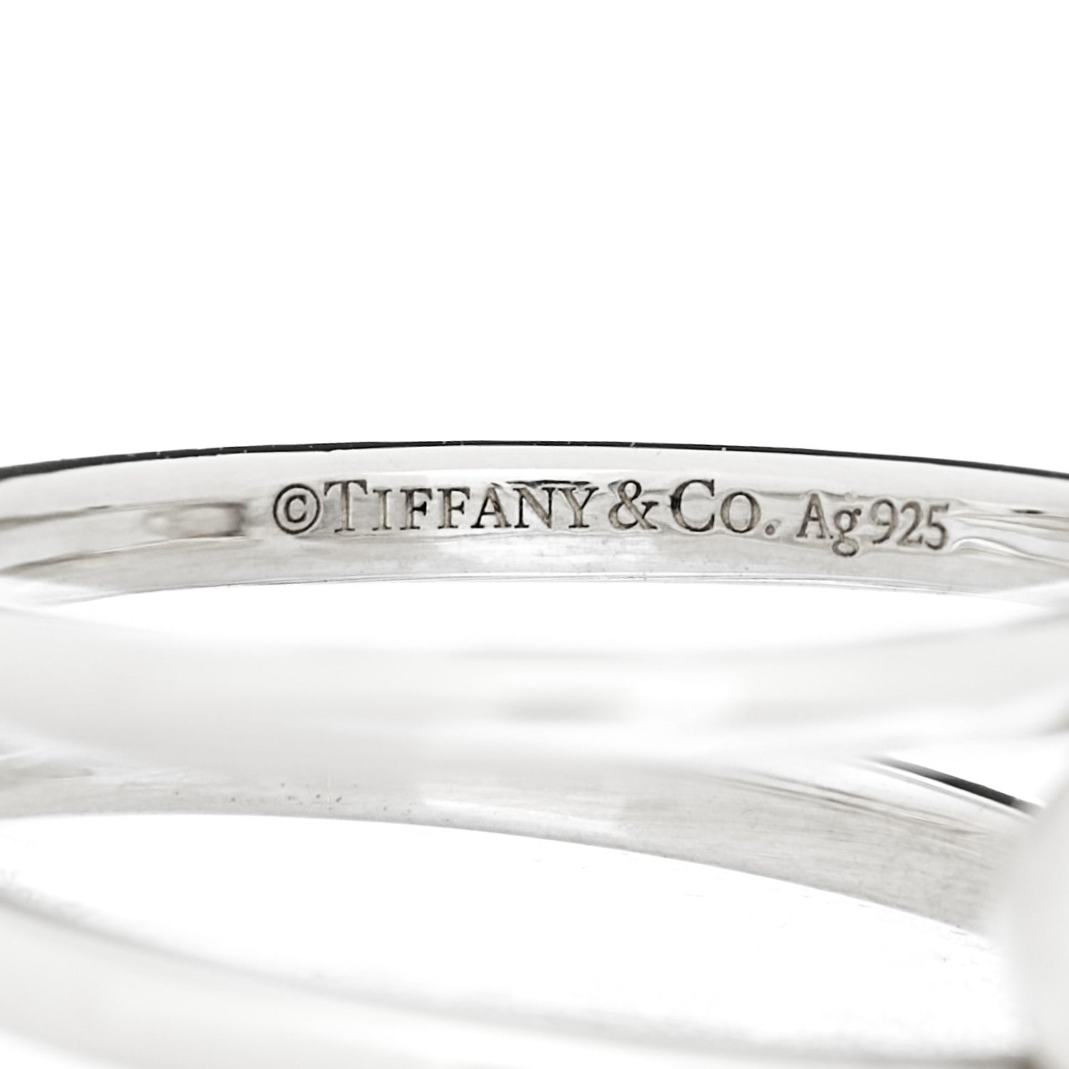 Tiffany Sterling Silver Pearl HardWear Double Pearl Ring 57 8 4 of 5