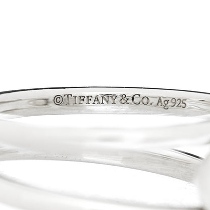 Tiffany Sterling Silver Pearl HardWear Double Pearl Ring 57 8 4 of 5