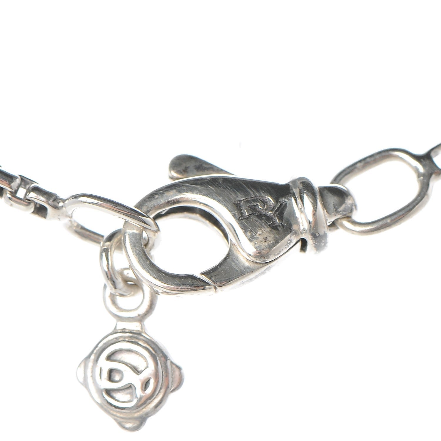 David Yurman Sterling Silver Diamond White Topaz 7mm Petite Albion Pendant Necklace 4 of 7