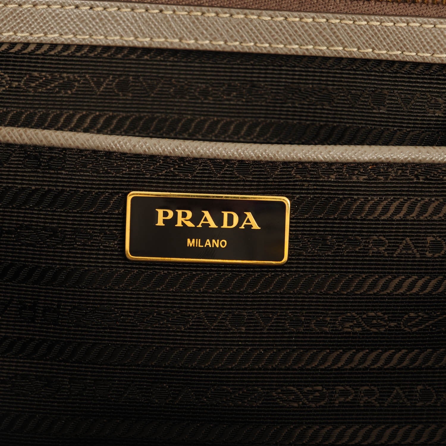 Prada Saffiano Lux Large Tote Argilla 6 of 9