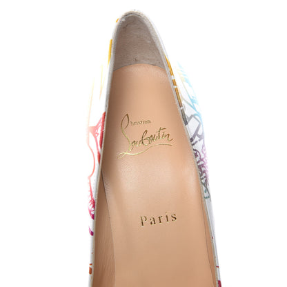 Christian Louboutin Calfskin Wallgraf Pigalle Follies 100 Pumps 39.5 Multicolor 7 of 9