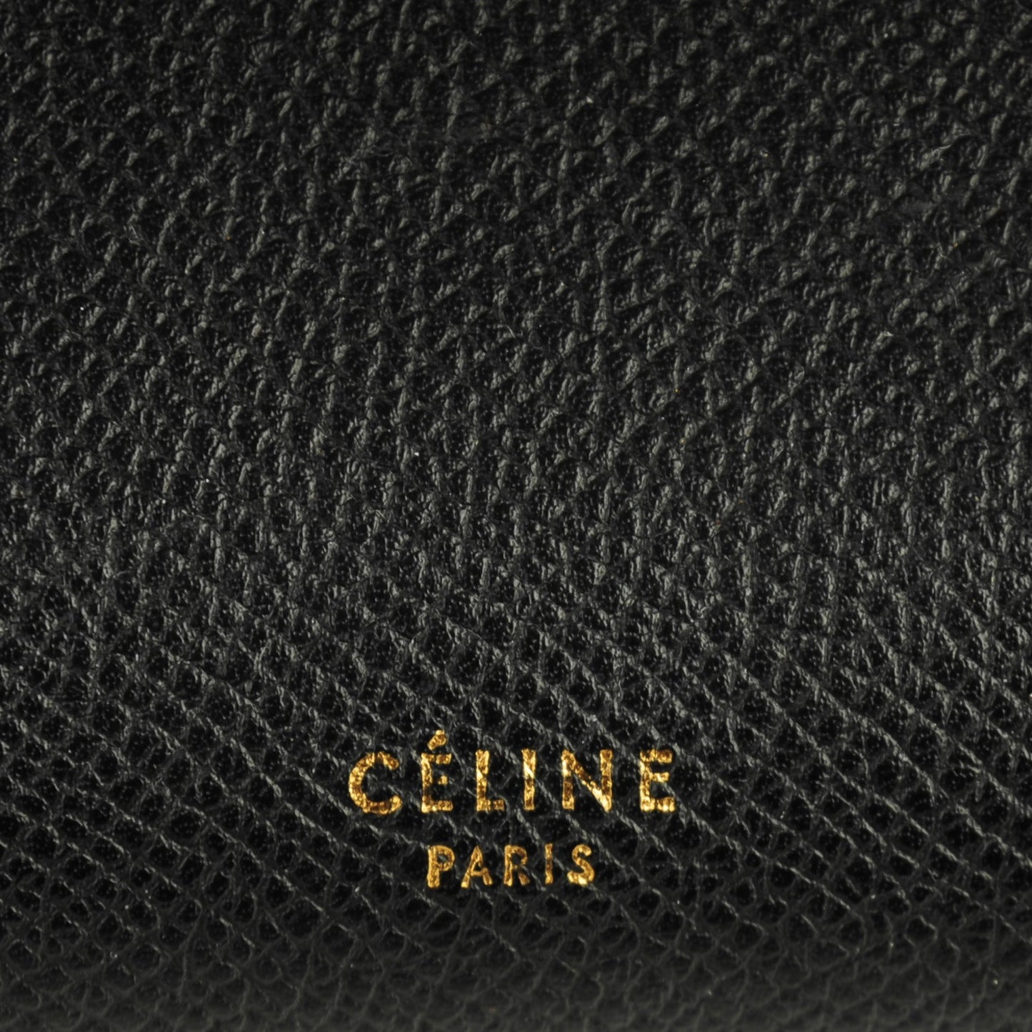 Grained Calfskin Mini Belt Bag Black
