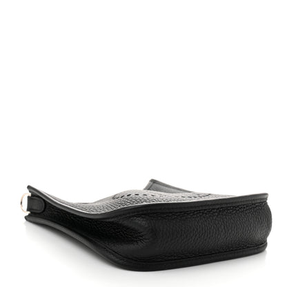 Hermes Taurillon Clemence Evelyne TPM Black 4 of 10