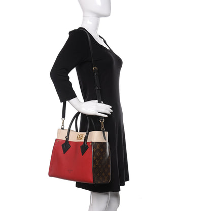 Louis Vuitton Calfskin Monogram On My Side Pirate Red 2 of 10