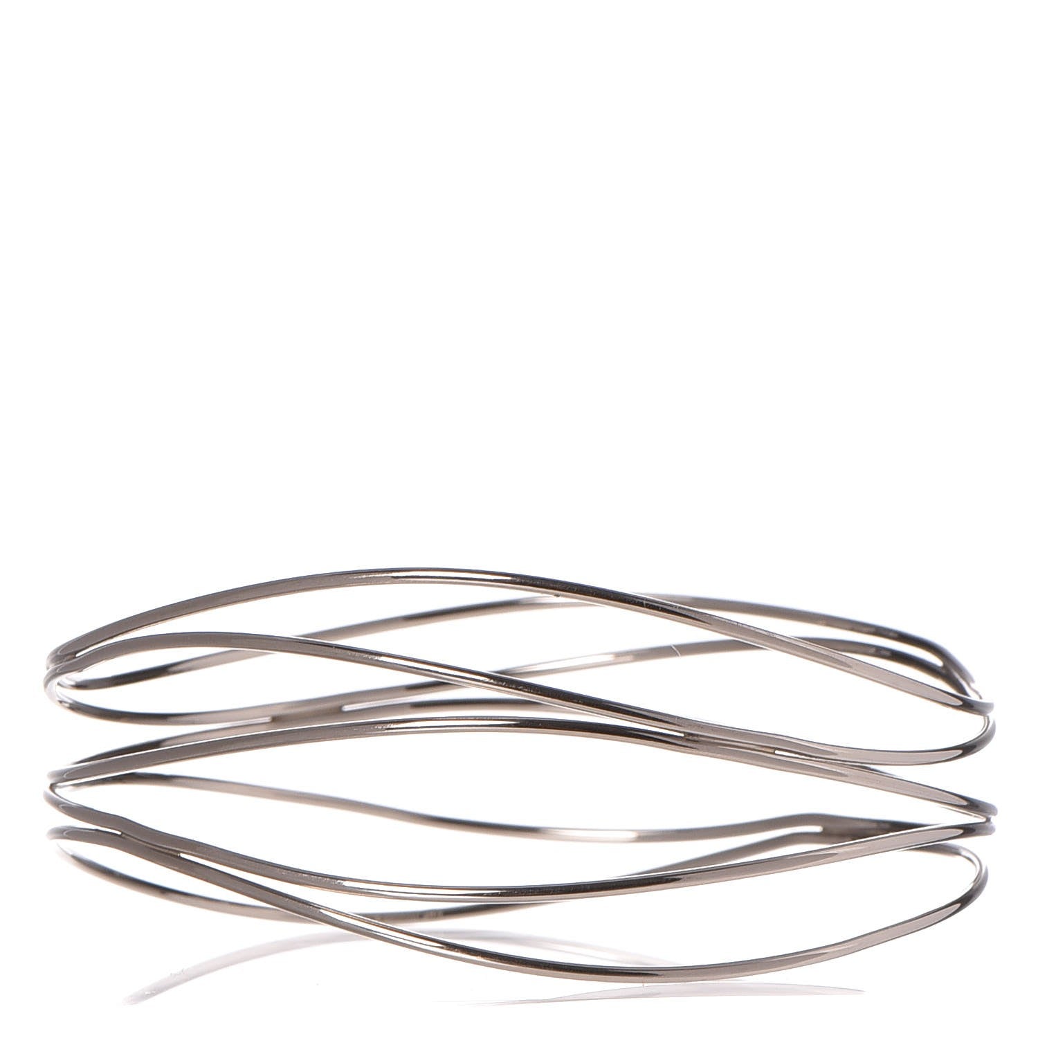 Tiffany Sterling Silver Elsa Peretti 5 Row Wave Bracelet 1 of 3