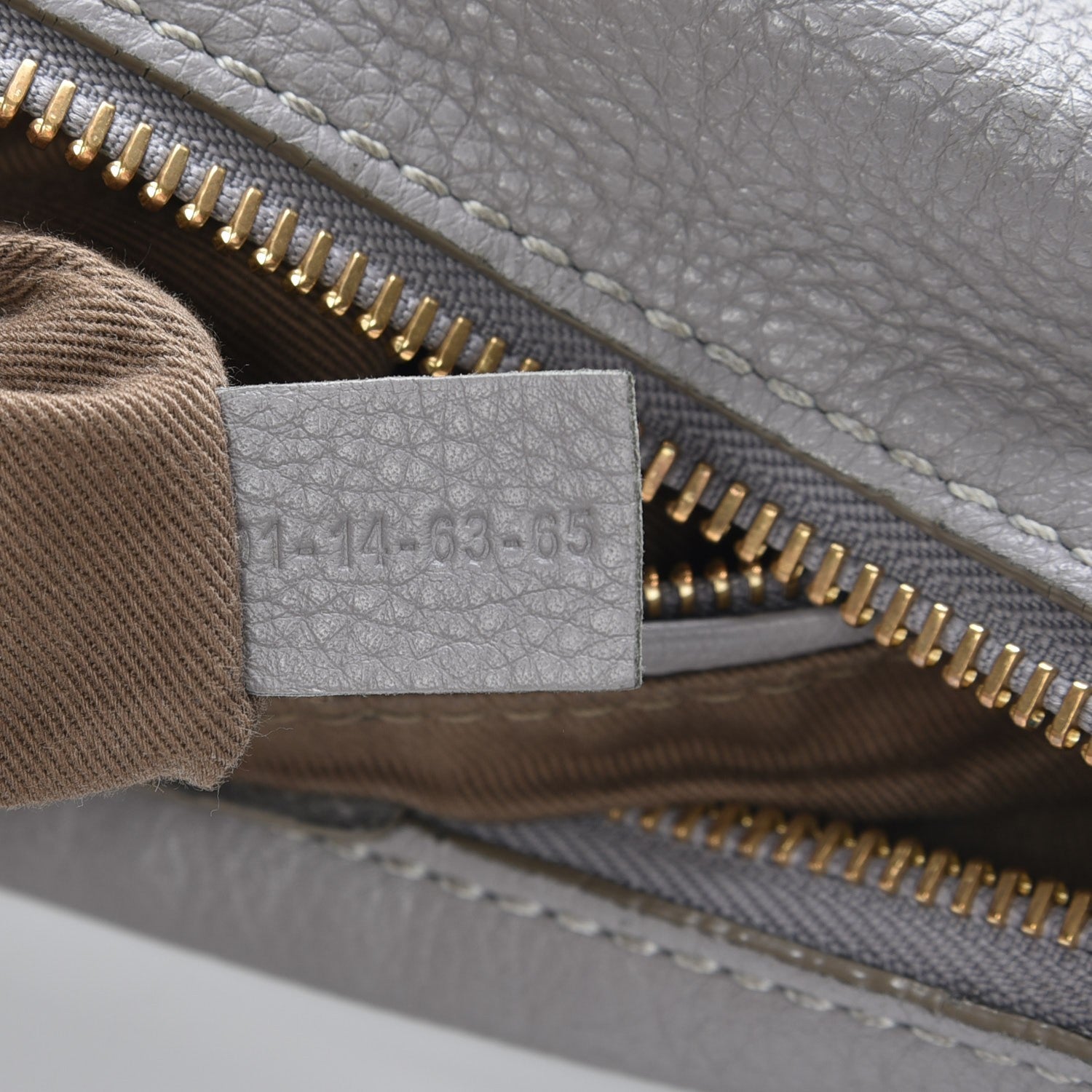 Chloe Calfskin Medium Marcie Satchel Cashmere Grey 8 of 11
