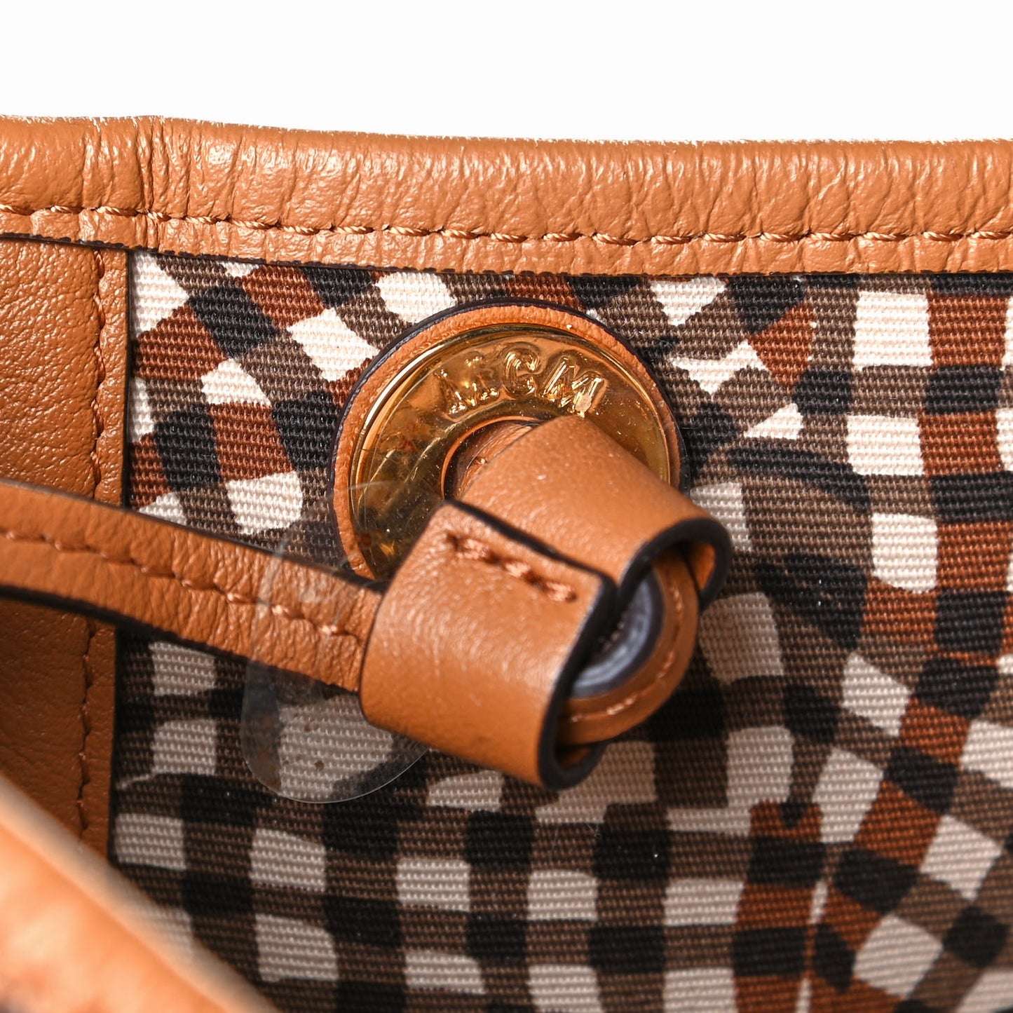 Visetos Large Liz Reversible Shopper Tote Cognac