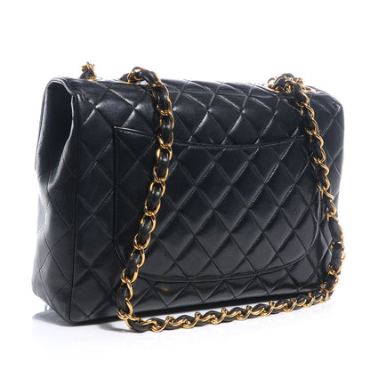 Chanel Lambskin Jumbo Flap Black 3 of 7