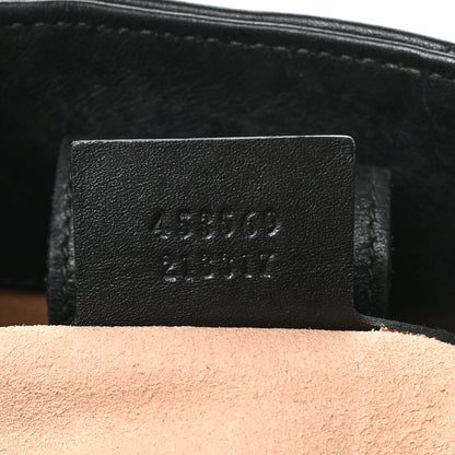Gucci Calfskin Matelasse Medium GG Marmont Shoulder Tote Bag Black 7 of 10
