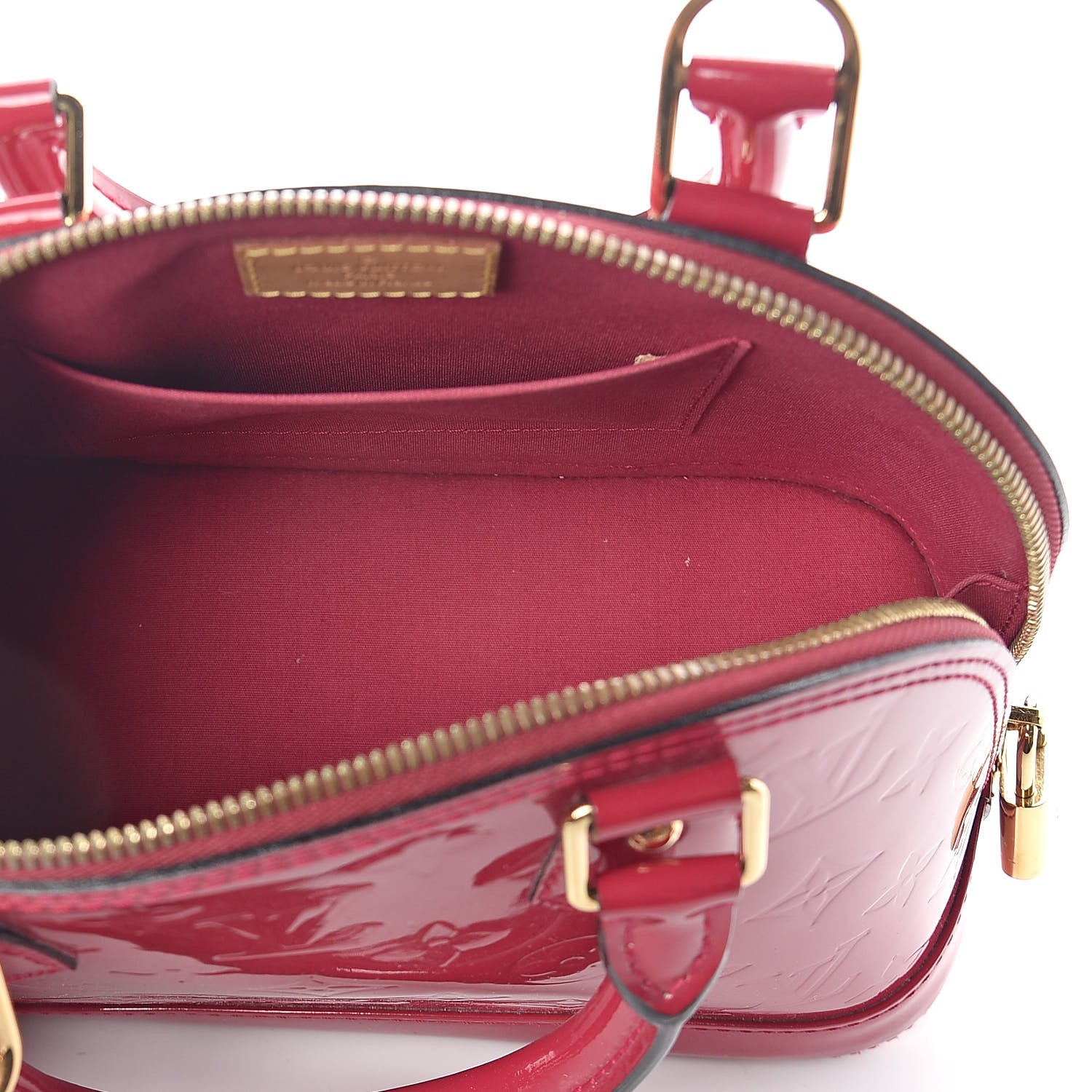 Louis Vuitton Vernis Alma BB Rose Indien 5 of 9