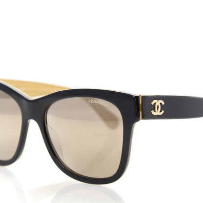 Chanel Acetate Square CC Sunglasses 5380 Black 7 of 8