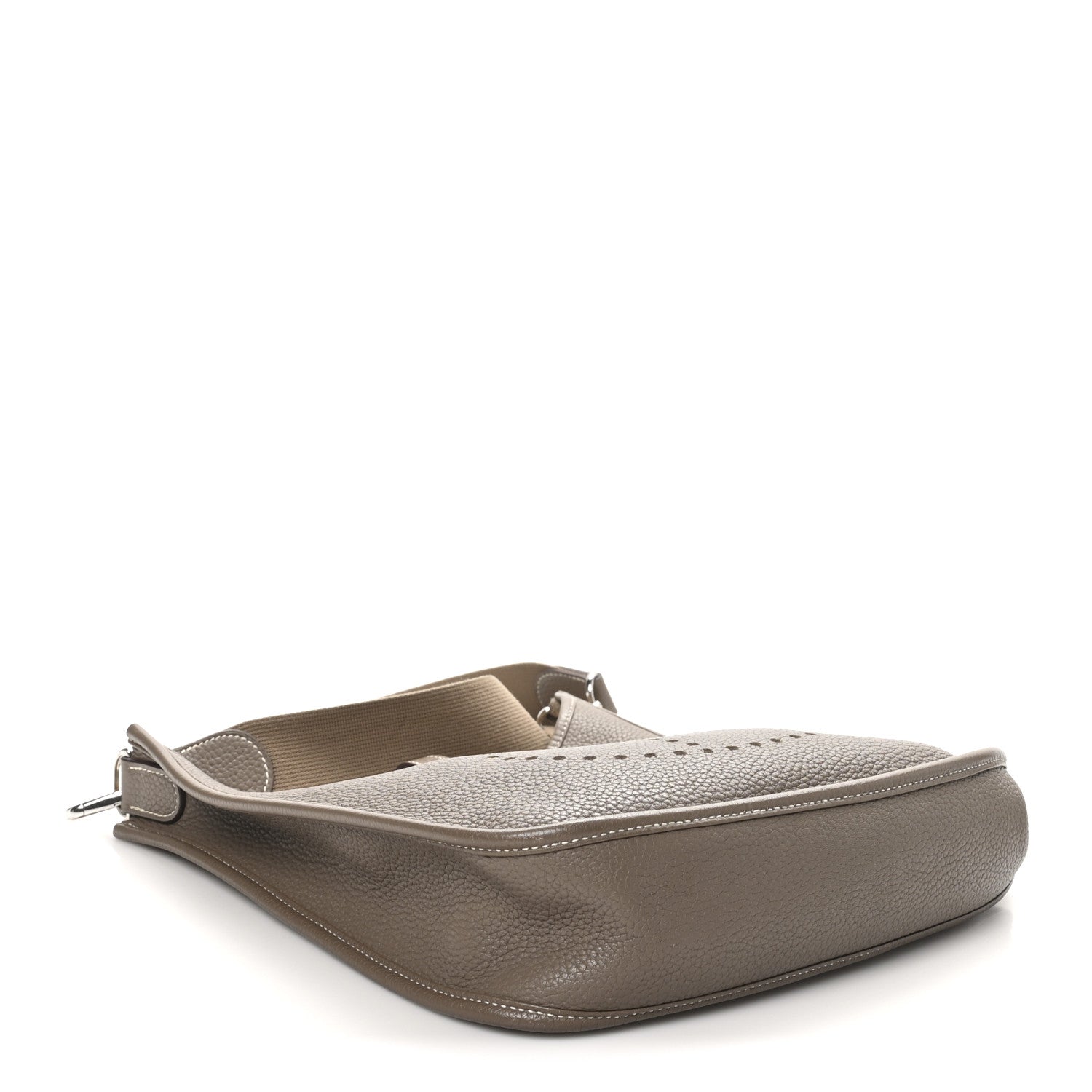 Hermes Taurillon Clemence Evelyne PM Etoupe 4 of 10
