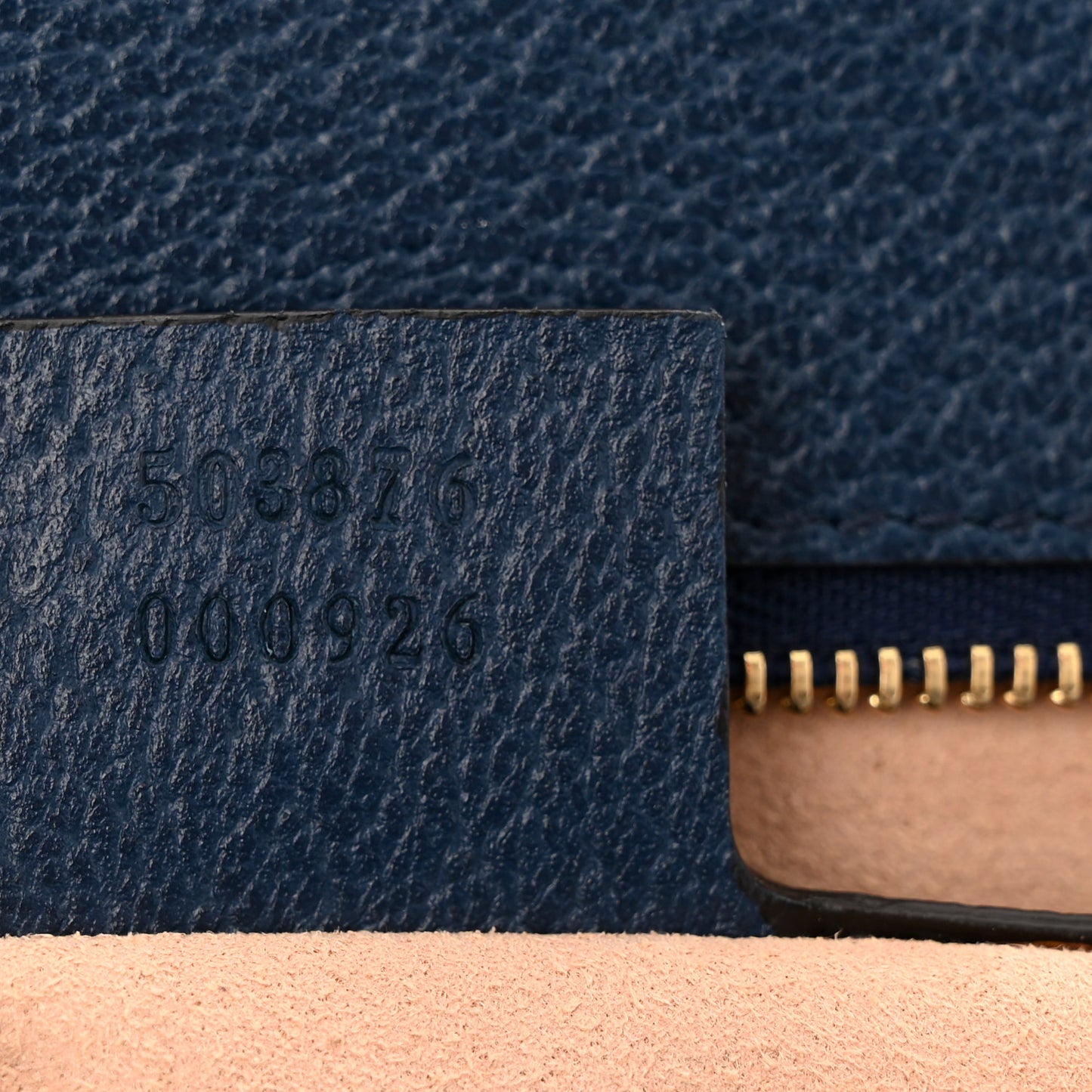 Textured Calfskin Web Medium Ophidia Chain Shoulder Bag Blue Agata