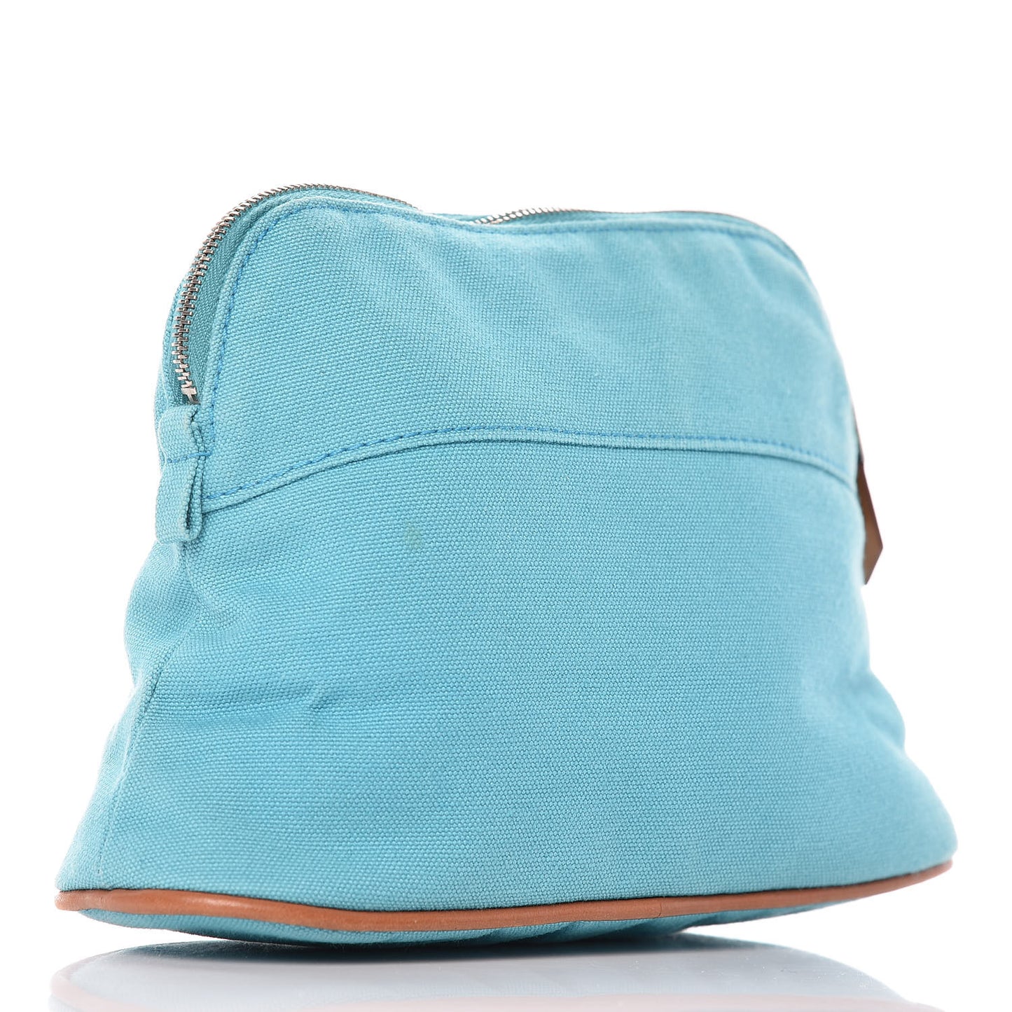 Cotton Canvas Mini Bolide Travel Cosmetic Pouch Bleu Horizon