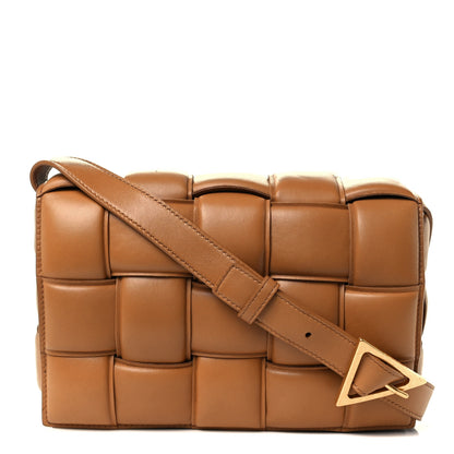 Bottega Veneta Nappa Maxi Intreccio Padded Cassette Crossbody Bag Caramel 1 of 12