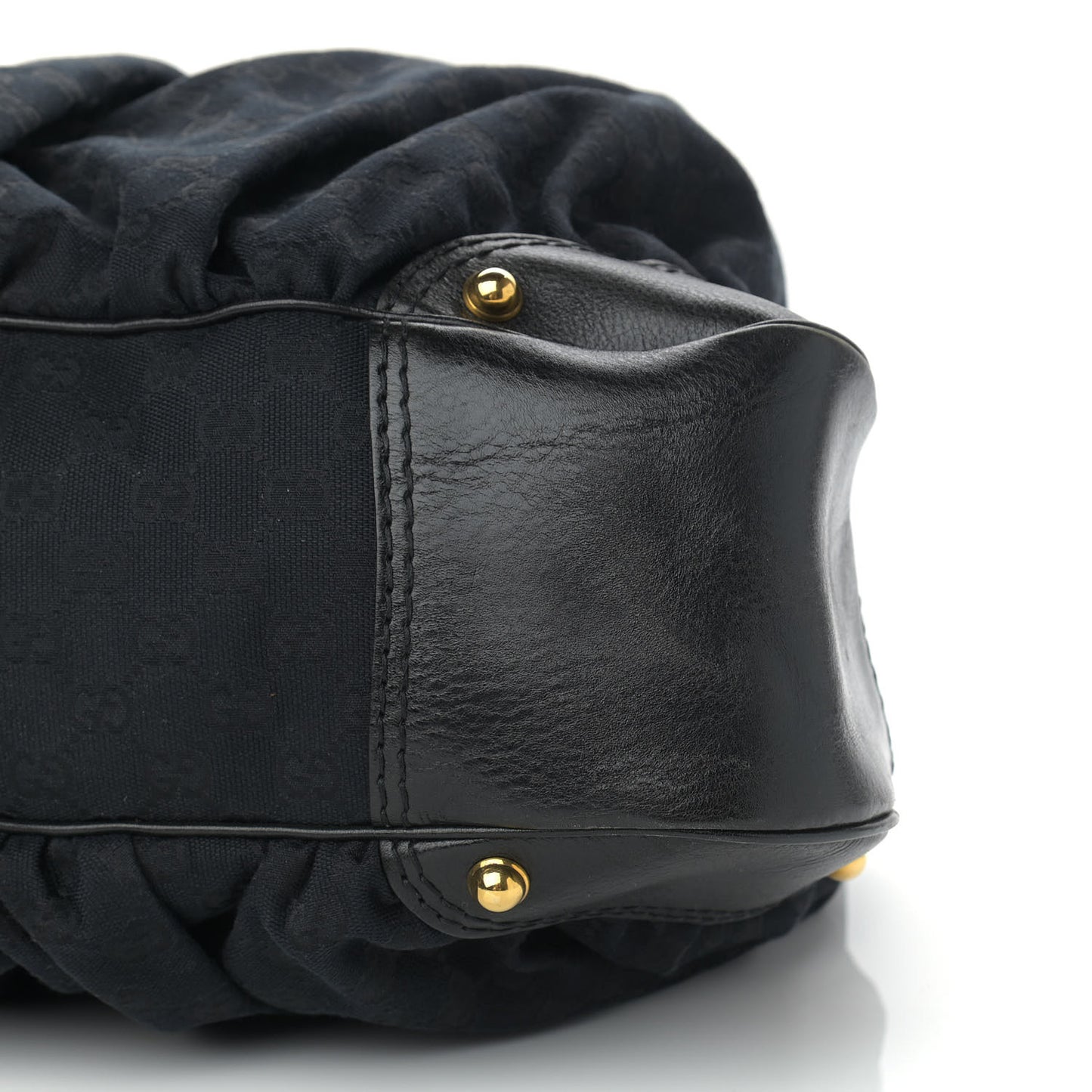 Monogram Large Jockey Hobo Black