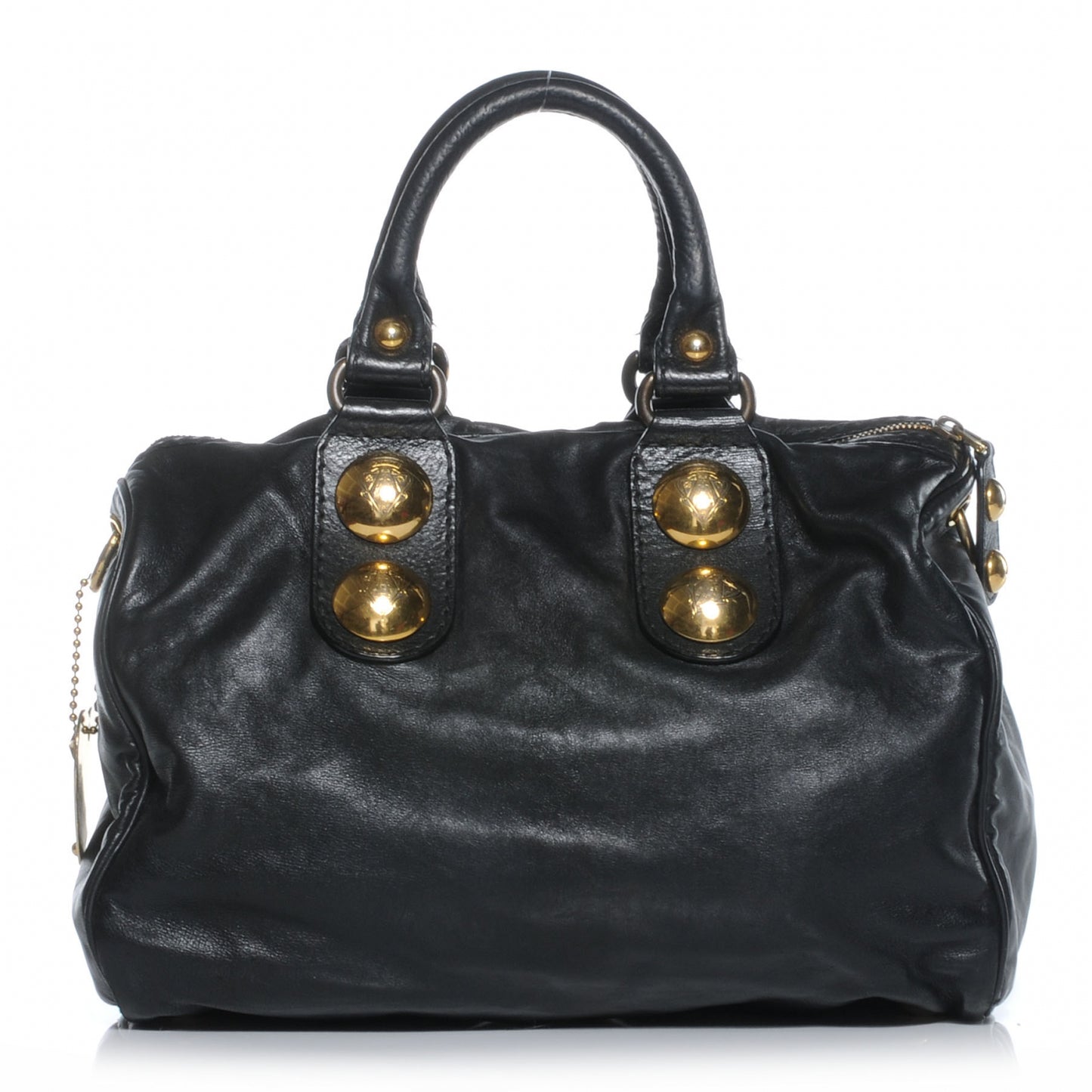 Leather Babouska Medium Boston Black