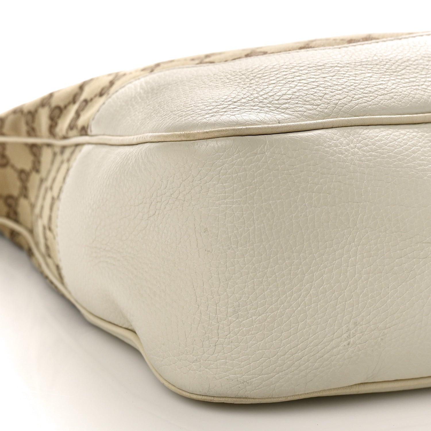 Gucci Monogram Medium Diana Bamboo Shoulder Bag Off White 9 of 12