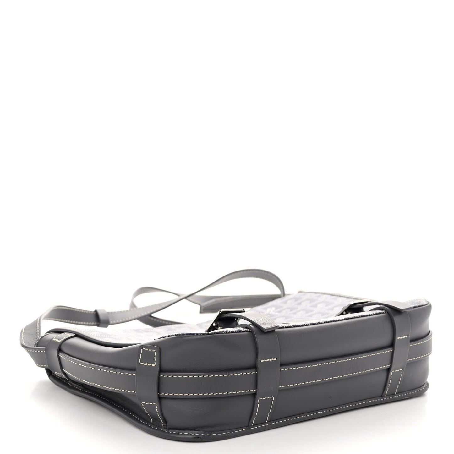 Goyardine Belvedere MM Messenger Bag Grey